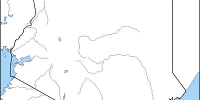 نقشه از نقشه خالی کنیا