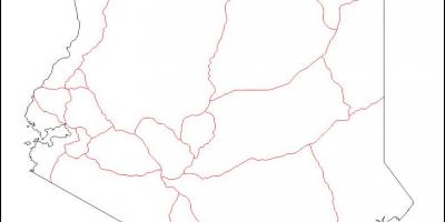 کنیا نقشه خالی